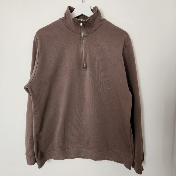 Norse Projects Other - Norse Projects Niels Coolmax Quarter Zip Sweatshirt Brown L